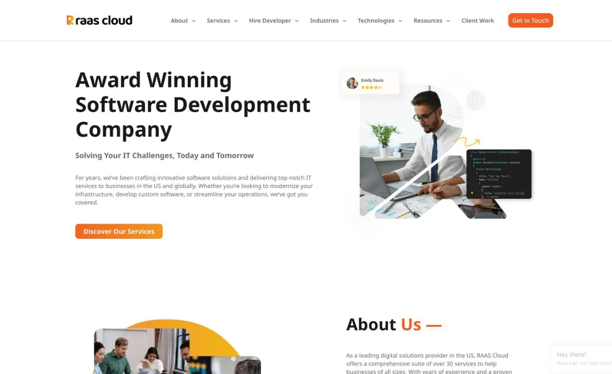 RAAS Cloud homepage